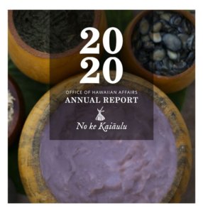 2020 OHA Annual Report Cover