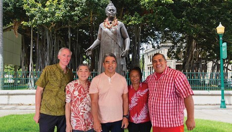 Photo: Leadership from the Association of Hawaiian Evangelical Churches