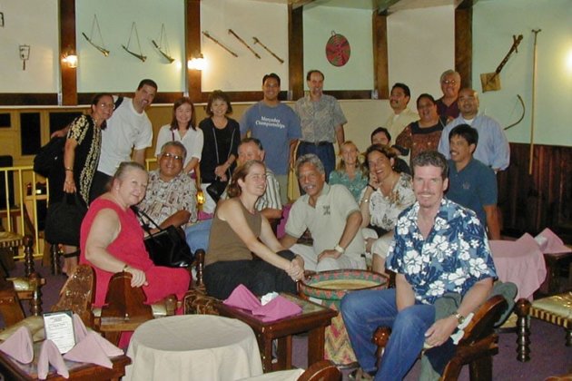 Photo: Colette Machado with members of the Kahoʻolawe Island Reserve Commission