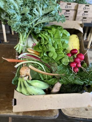 Photo: Farmers market box