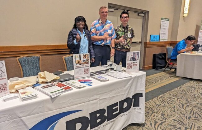 Photo: DEBT Exhibitors at the Made in Hawaii Conference