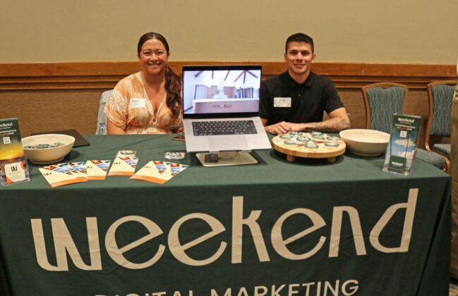 Photo: Weekend Digital Marketing Exhibit Booth