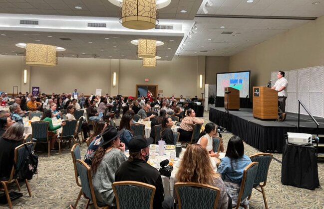 Photo: Bobby Co speaks at the Made in Hawaii Conference