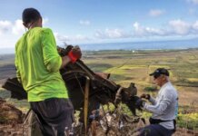 Missile Debris Removed from DHHL Kauaʻi Lands Photo: Volunteers cleared an estimated 2,300 lbs of debris from DHHL land in Waimea