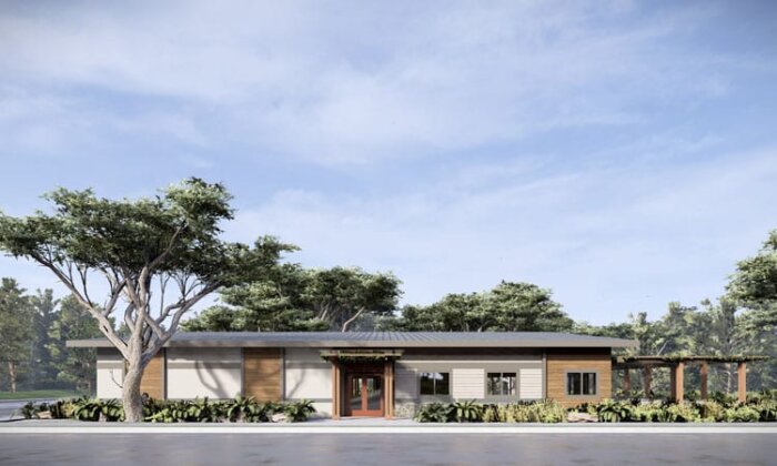 Rendering of the Pālamanui Community Center