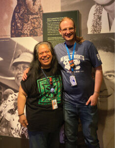 Photo: Carole Lanialoha Lee with Ryan Schuessler