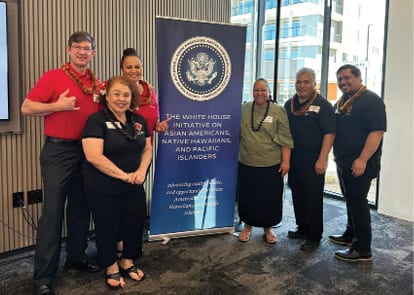 Photo: Pat Filbert, Maggie Perry, Doreen Vann, Charlene Makaiwi, Nate Makaiwi and Stacen Makaiwi 