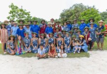 The Ties That Bind Us Photo: Some of the members of the Hawaiʻi Delegation to the Heiva Raromataʻi cultural festival