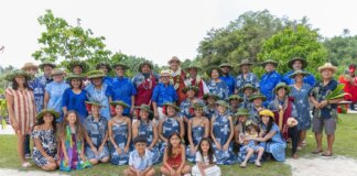 The Ties That Bind Us Photo: Some of the members of the Hawaiʻi Delegation to the Heiva Raromataʻi cultural festival