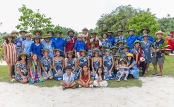 The Ties That Bind Us Photo: Some of the members of the Hawaiʻi Delegation to the Heiva Raromataʻi cultural festival