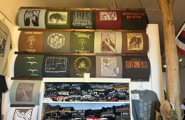 Photo: T-shirt wall