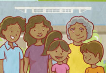 Ka Maopopo ʻana i ka Maʻi Poina ma o ka ʻOnina Kiʻi Illustration from Pōmai and Her Papa