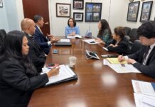 OHA Takes Native Hawaiian Voice to Washington, D.C. Photo: Senator Tammy Duckworth meets with OHA staff