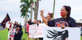 News Briefs | June 2026 Photo: Wahine at MMIWGM event