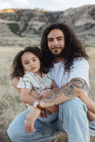 Photo: Tim Kamanā and his son, Cannon