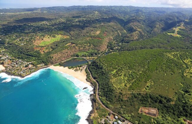 Photo: Aerial view of Waimea Valley