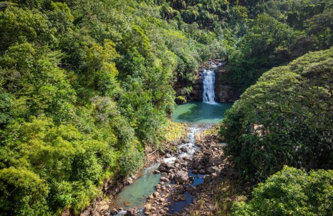 Photo: Waimea's famous waterfall