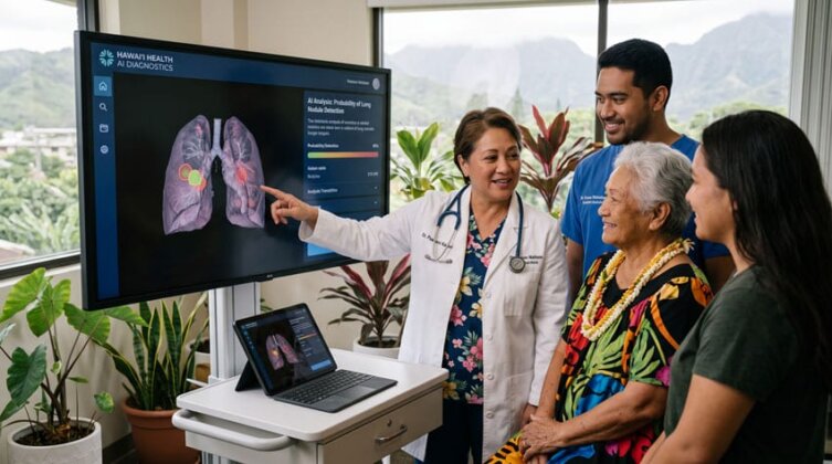 Photo: Doctors using AI to diagnose disease