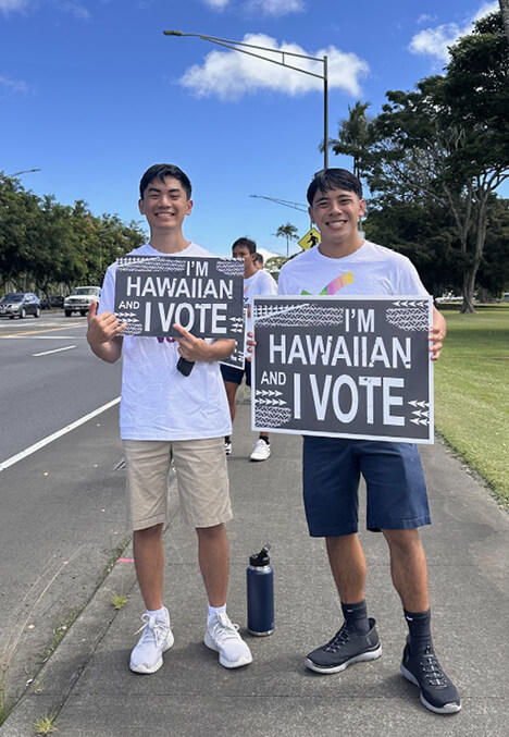 Photo: Cajohn Hano Mar and Kamahaʻo Halemanu