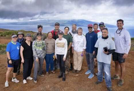 Photo: Representatives from OHA's Military-Leased Land Technical Advisory Group visited Kahoʻolawe